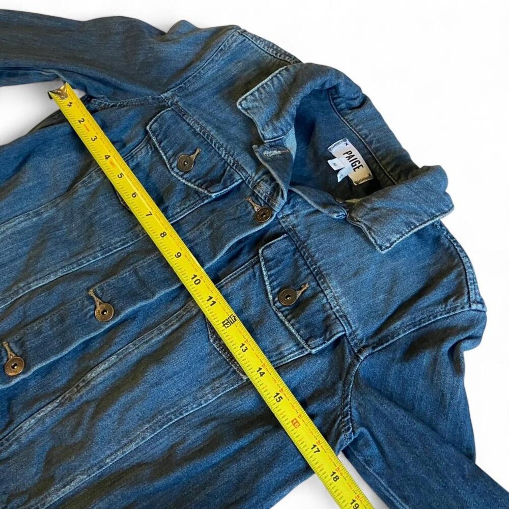 Paige Blue Denim Jacket - Picture 7 of 8